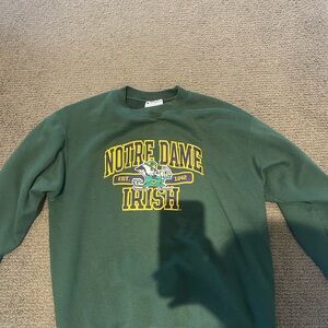 Notre Dame Irish Green Sweatshirt